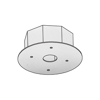 PRO-EC STRIP J-BOX COVER PLATE, WHITE