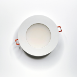 6PCS/PACK, PRO-SP6 SLIM PANEL, 4", 8W (750LM), SELECTABLE 27-30-35-40-50K, 120V TRIAC DIMMABLE, WHITE, FT4 CABLE, WET LOCATION.