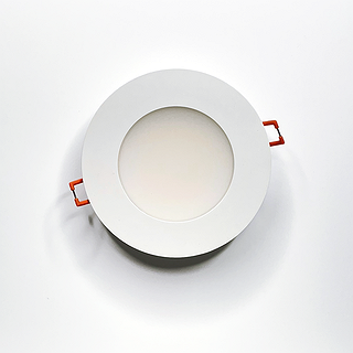 6PCS/PACK, PRO-SP6 SLIM PANEL, 4", 8W (750LM), SELECTABLE 27-30-35-40-50K, 120V TRIAC DIMMABLE, WHITE, FT4 CABLE, WET LOCATION.