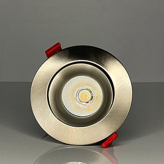 RIGID ECL, 3.5" REGRESSED GIMBAL, 12W (850LM), CRI 90, SELECTABLE 27-30-35-40-50K, TRIAC DIM, 38 DEG. FT6 CABLE, BRUSHED NICKEL, 120V