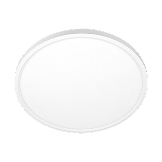 RIGID 16" DIA. WHITE, 30W, SURFACE DISCUS, 30-40-50 CCT, TRIAC DIMMABLE, 120V.