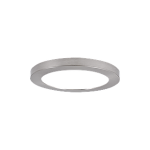 RIGID HS II SLIM FLUSH MOUNT SATIN NICKEL TRIM FOR HS2/5, (DIA. 5.13", HEIGHT 0.61")