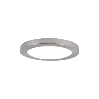 RIGID HS II SLIM FLUSH MOUNT SATIN NICKEL TRIM FOR HS2/5, (DIA. 5.13", HEIGHT 0.61")