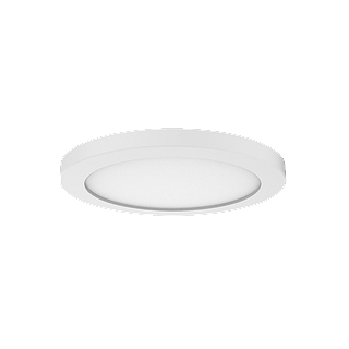 RIGID HS II SLIM FLUSH MOUNT 7", 12W (1100LM), SELECTABLE 27-30-35-40-50K, CRI 90, TRIAC DIMMABLE, WHITE TRIM