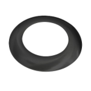 RGD-SP3 4" SLIM PANEL, BLACK TRIM RING FOR 5-CCT SELECTABLE