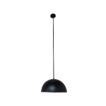 SELECT FIXTURE, DOME, BLACK FINISH, PENDANT, 1*E26 BASE, LAMP NOT INCLUDED. A19 OR ST19 IS RECOMMENDED.