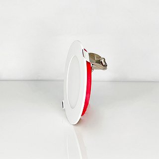 SELECT 4" SLIM PANEL, FIRE RATED (2HR.), 12W, SELECTABLE MK 5-CCT (27-30-35-40-50K), 120V, WHITE, FT6 CABLE, 90CRI, TRIAC DIMMABLE.