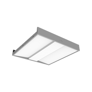 SIGNATURE, SGS, RECESSED CTR BASKET, 2X2, SQUARE FROSTED LENS, SELECTABLE 40-36-30W (5000-4500-3750LM), SELECTABLE MK4 (30-35-40-50K), 90CRI, UN3(120-347V), 0-10V DIM 100-1%.