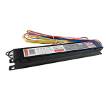 ELECTRONIC BALLAST FOR T8 FLUORESCENT TUBES (4 FT) - 32 WATT X 4 LAMP, 347V