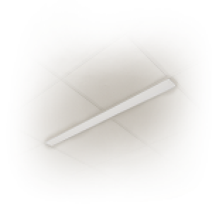 ZNTH60, LINEAR RECESSED, DIRECT, 8FT., START/END LUMINAIRE, SELECTABLE 80-66-50W, SELECTABLE 30-35-40K, 120-347V, 0-10V DIM 1%, WHITE FINISH.