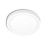 ENDURA 8" DIA. WHITE, 10W, SURFACE DISCUS, SELECTABLE CCT (30-40-50K), 0-10V DIMMABLE, 120-277V.