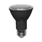 PAR20 7W 5CCT BLACK LED BULB
