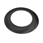 RGD-SP3 4" SLIM PANEL, BLACK TRIM RING FOR 5-CCT SELECTABLE