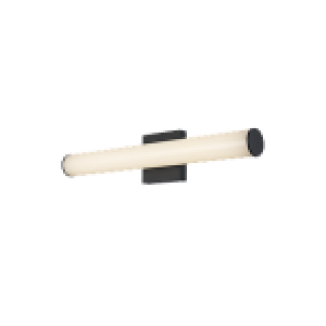 BATHROOM LIGHT FIXTURE - ROUND BLACK 2' - 24W - 5CCT (27K-30K-35K-40K-50K) - 120V