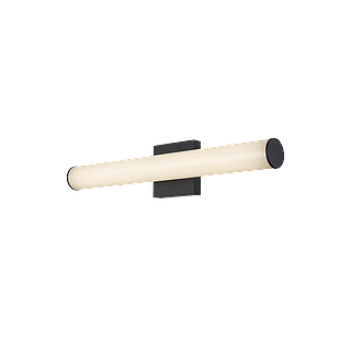 BATHROOM LIGHT FIXTURE - ROUND BLACK 2' - 24W - 5CCT (27K-30K-35K-40K-50K) - 120V