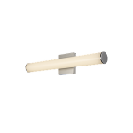 BATHROOM LIGHT FIXTURE - ROUND BRUSHED NICKEL 2' - 24W - 5CCT (27K-30K-35K-40K-50K) - 120V