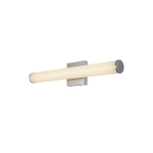 BATHROOM LIGHT FIXTURE - ROUND BRUSHED NICKEL 2' - 24W - 5CCT (27K-30K-35K-40K-50K) - 120V