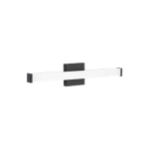 BATHROOM LIGHT FIXTURE - SQUARE BLACK 2' - 24W - 5CCT (27K-30K-35K-40K-50K) - 120V