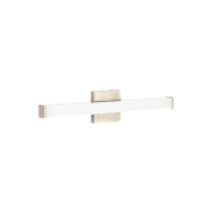 BATHROOM LIGHT FIXTURE - SQUARE BRUSHED NICKEL 2' - 24W - 5CCT (27K-30K-35K-40K-50K) - 120V