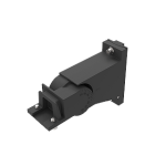 POLE BRACKET FOR LED FLOODLIGHT - BLACK