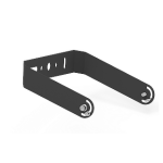 LED FLOODLIGHT U-SHAPED MOUNT - BLACK