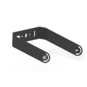 LED FLOODLIGHT U-SHAPED MOUNT - BLACK