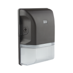 SSL-DW2 DOORWAY LIGHT, 30L SELECTABLE 30-22-15W (3741-2750-1875LM), SELECTABLE 30-40-50K, 120-277V DRIVER, PHOTOCELL, DARK BRONZE, POLYCARBONATE FROSTED LENS, IP65