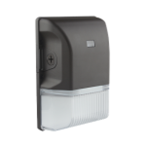 SSL-DW2 DOORWAY LIGHT, 30L SELECTABLE 30-22-15W (3741-2750-1875LM), SELECTABLE 30-40-50K, 120-277V DRIVER, PHOTOCELL, DARK BRONZE, POLYCARBONATE FROSTED LENS, IP65