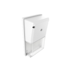 SSL-DW3 15W LED DOORWAY LIGHT, MULTI WATT 30-25-20W (4200-3500-2800LM), MULTI-K 30-40-50K, 120-277V DRIVER, PHOTOCELL, WHITE, POLYCARBONATE FROSTED LENS,IP65