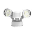 SSL-J5S SECURITY MOTION SENSOR LIGHT, 20W 2100LM, SELECTABLE 30-40-50K, ADJUSTABLE PIR MOTION SENSOR, WHITE, 120V