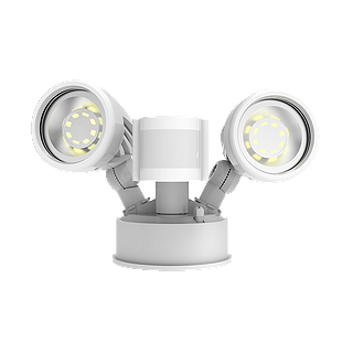SSL-J5S SECURITY MOTION SENSOR LIGHT, 20W 2100LM, SELECTABLE 30-40-50K, ADJUSTABLE PIR MOTION SENSOR, WHITE, 120V