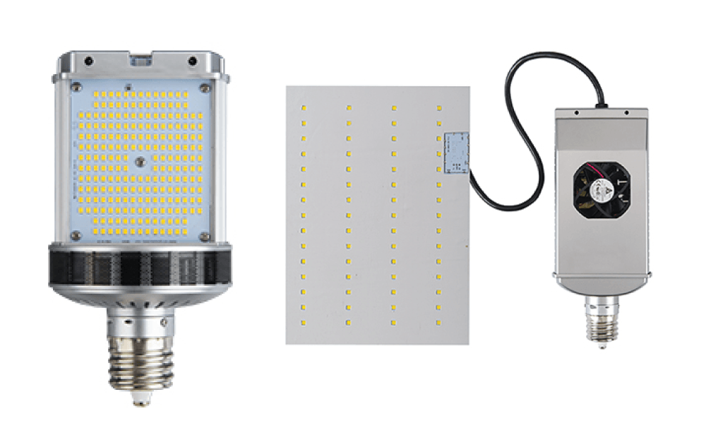 20W SHOE BOX/WALL PACK RETROFIT , REPLACES UP TO 70W HID, E26, 5000K 120-277V