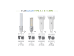 PL LAMP. OMNI-DIRECTIONAL, FLEX COLOR HYBRID (A+B) 120-277V -LED-7320-FC2-G4