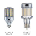 35W POST TOP RETROFIT, 
REPLACES UP TO 175W HID, EX39, 5000K 120-277V -LED-8033M50D-G7