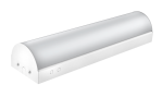 4FT LINEAR STRIP WITH WATTAGE AND CCT SELECT WITH 8W EMG INSTALLED. 120-277VAC