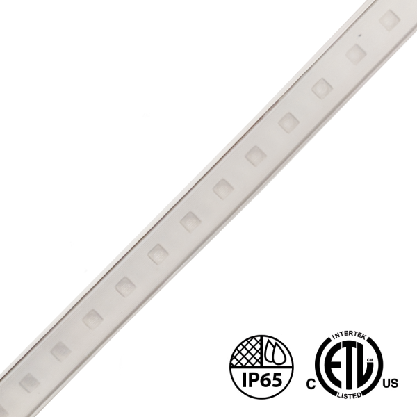 OUTDOOR, 120V AC, LED STRIP, 75' (23M), 2.5W/FT (8W/M), 60 LEDS/M, CRI 85, DIMMABLE, RGB
