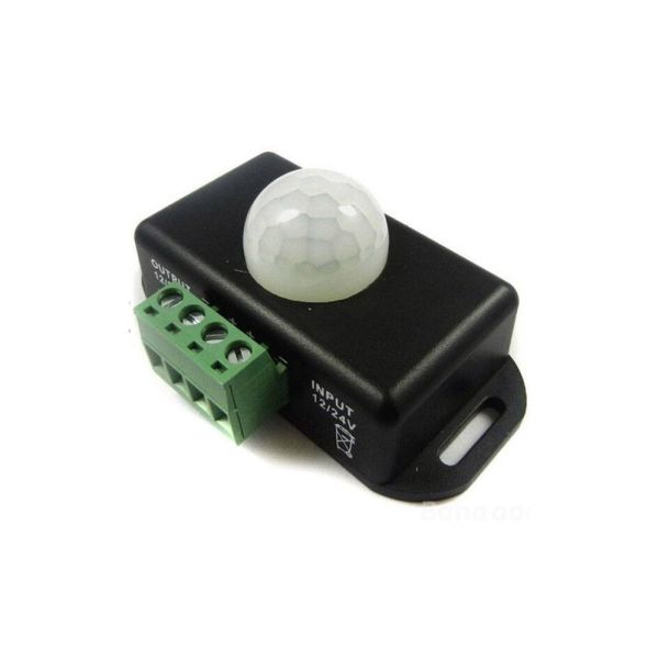 MOTION SENSOR, 12-24V DC, 6A, SURFACE MOUNT, TIMER 1 -10 MIN