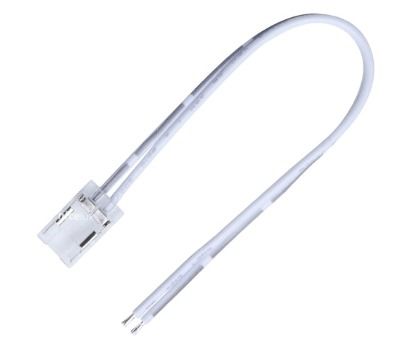 COB SOLDERLESS STRIP CONNECTOR TO WIRE LEAD, (20') 610CM WIRE LEAD