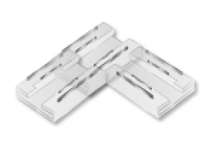 SC4 L-CORNER SOLDERLESS CONNECTOR FOR COB FLEXIBLE STRIP