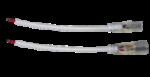 OUTDOOR FLEX CONNECTORS, 2 WIRE SINGLE COLOR, SET OF 2, MALE AND FEMALE