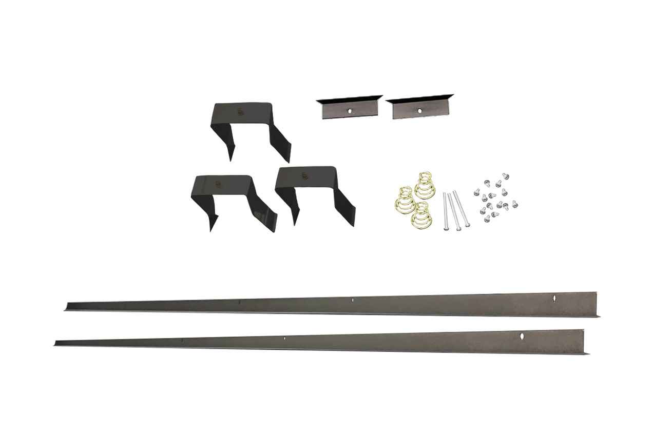 AL ARCHITECTURAL LINEAR, STRIP LIGHTS, ACCESSORIES, RECESSED KIT (FOR 8FT) - AL8-R-KIT-BK