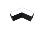 AL ARCHITECTURAL LINEAR, STRIP LIGHTS, ACCESSORIES, 120° CONNECTOR - AL-120-CON-BK