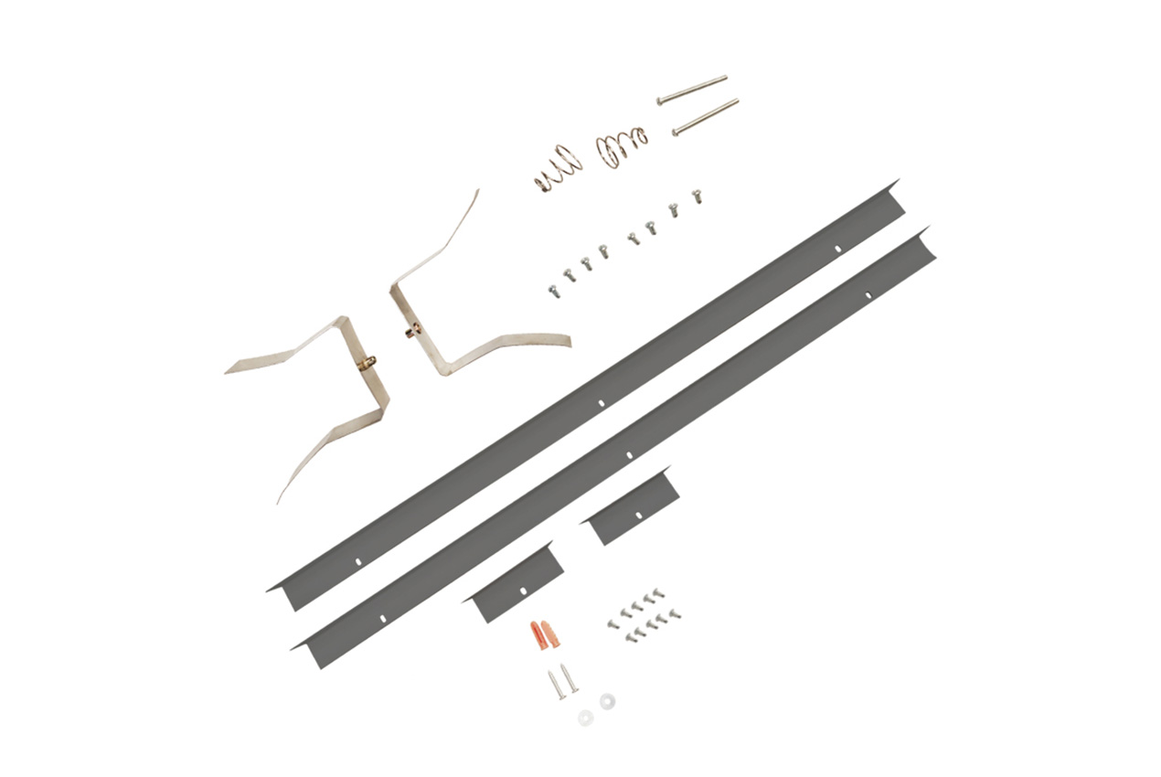 AL ARCHITECTURAL LINEAR, STRIP LIGHTS, ACCESSORIES, RECESSED KIT - AL-R-KIT-BK