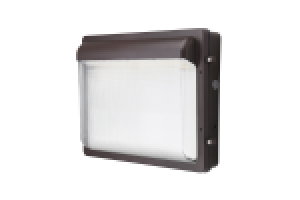 CWPS Slim Wall Pack, Wall Packs, 80W/100W/120W, 3000K/4000K/5000K, 120-347V, Bronze, DLC Premium S-NWTC5D, 10 Year Warranty
