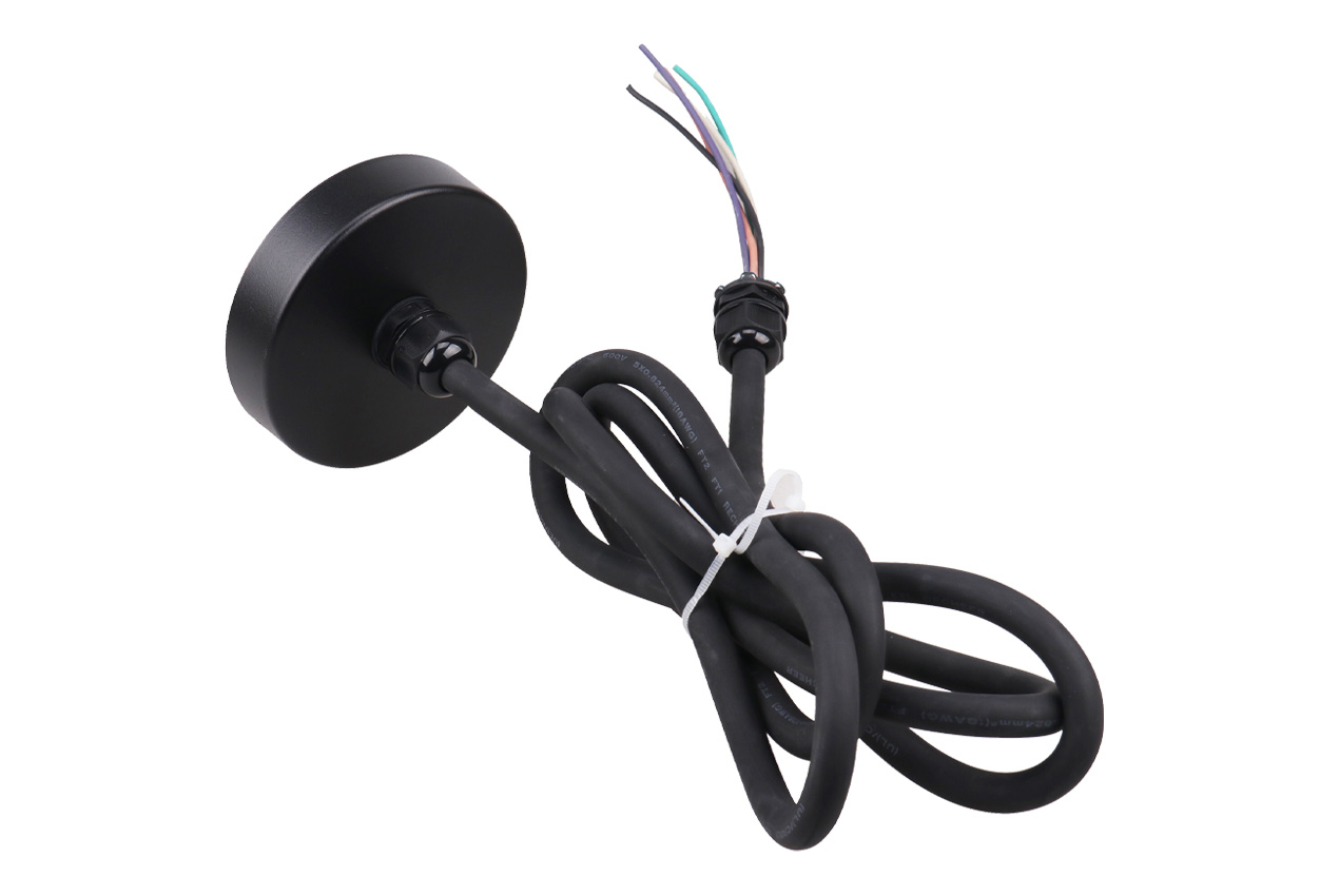 CYL CYLINDER LIGHT, CYLINDERS, ACCESSORIES, PENDANT MOUNT (8FT CABLE) - CYL-S-KIT-BK