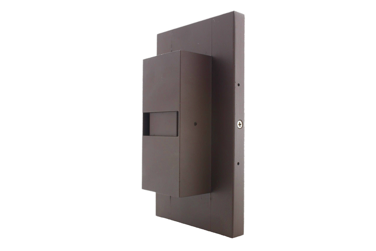 DWS Decorative Wall Sconce, Wall Packs, 15W, 4000K, 120-277V, Bronze, 5 Year Warranty