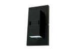 DWS Decorative Wall Sconce, Wall Packs, 15W, 4000K, 120-277V, Black, 5 Year Warranty