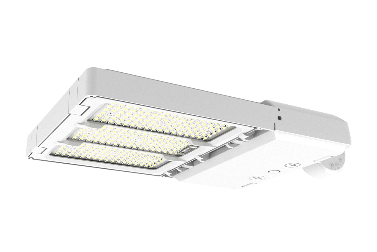 FL05 Flood Light, Flood/Area Lights, 100W/125W/150W, 3000K/4000K/5000K, 120-347V, White, DLC Premium S-B0RLKJ & S-RX7ZKG, 10 Year Warranty