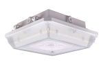 GCL01 Garage Canopy Light, Canopy Lights, 45W, 4000K, 120-347V, White, DLC Premium PL8F1N9ML4HC, 5 Year Warranty