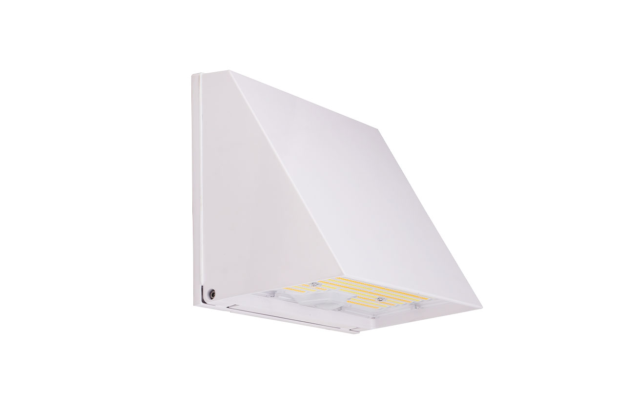 Keystone Wall Pack, Wall Packs, 20W/30W/40W, 3000K/4000K/5000K, 120-347V, White, 10 Year Warranty